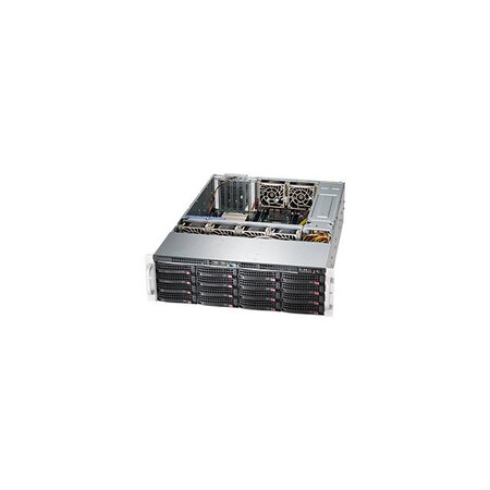 Supermicro SuperChassis 1280W 3U Rackmount Server Chassis (Blk), CSE-836BHA-R1K28B CSE-836BHA-R1K28B